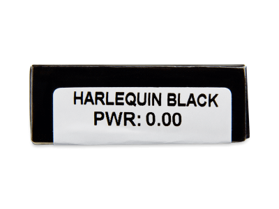 CRAZY LENS - Harlequin Black - giornaliere non correttive (2 lenti) - Attributes preview