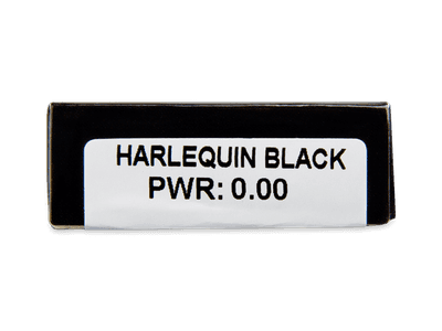 CRAZY LENS - Harlequin Black - giornaliere non correttive (2 lenti) - Attributes preview