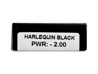 CRAZY LENS - Harlequin Black - giornaliere correttive (2 lenti) - Attributes preview