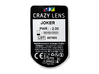 CRAZY LENS - Joker - giornaliere correttive (2 lenti) - Blister pack preview