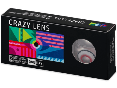 CRAZY LENS - Mad Clown - giornaliere correttive (2 lenti) - Coloured contact lenses