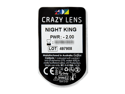 CRAZY LENS - Night King - giornaliere correttive (2 lenti) - Blister pack preview