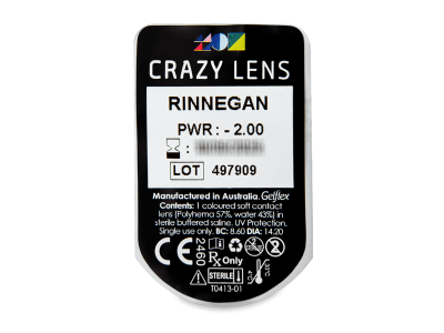 CRAZY LENS - Rinnegan - giornaliere correttive (2 lenti) - Blister pack preview