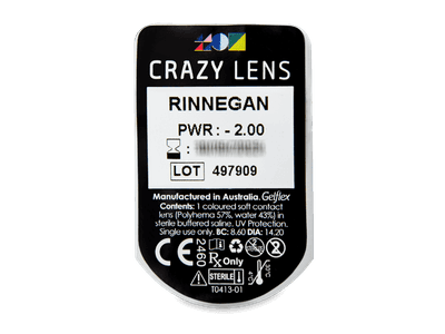 CRAZY LENS - Rinnegan - giornaliere correttive (2 lenti) - Blister pack preview