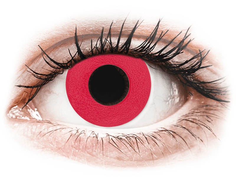 CRAZY LENS - Solid Red - giornaliere non correttive (2 lenti) - Coloured contact lenses