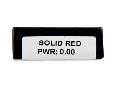 CRAZY LENS - Solid Red - giornaliere non correttive (2 lenti) - Attributes preview