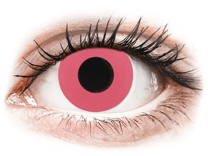 CRAZY LENS - Solid Rose - giornaliere non correttive (2 lenti) - Coloured contact lenses
