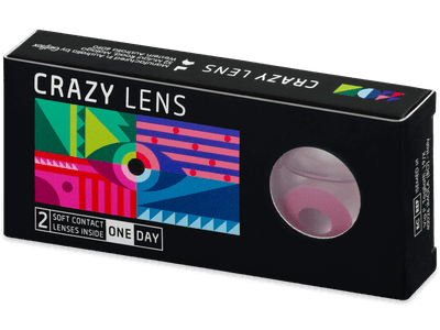 CRAZY LENS - Solid Rose - giornaliere non correttive (2 lenti)