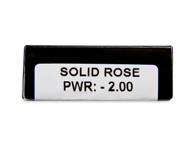 CRAZY LENS - Solid Rose - giornaliere correttive (2 lenti) - Attributes preview