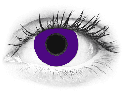 CRAZY LENS - Solid Violet - giornaliere correttive (2 lenti)