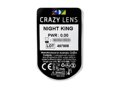CRAZY LENS - Night King - giornaliere non correttive (2 lenti) - Blister pack preview