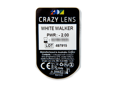 CRAZY LENS - White Walker - giornaliere correttive (2 lenti) - Blister pack preview