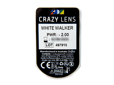 CRAZY LENS - White Walker - giornaliere correttive (2 lenti) - Blister pack preview