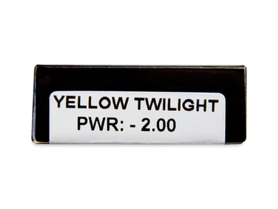 CRAZY LENS - Yellow Twilight - giornaliere correttive (2 lenti) - Attributes preview