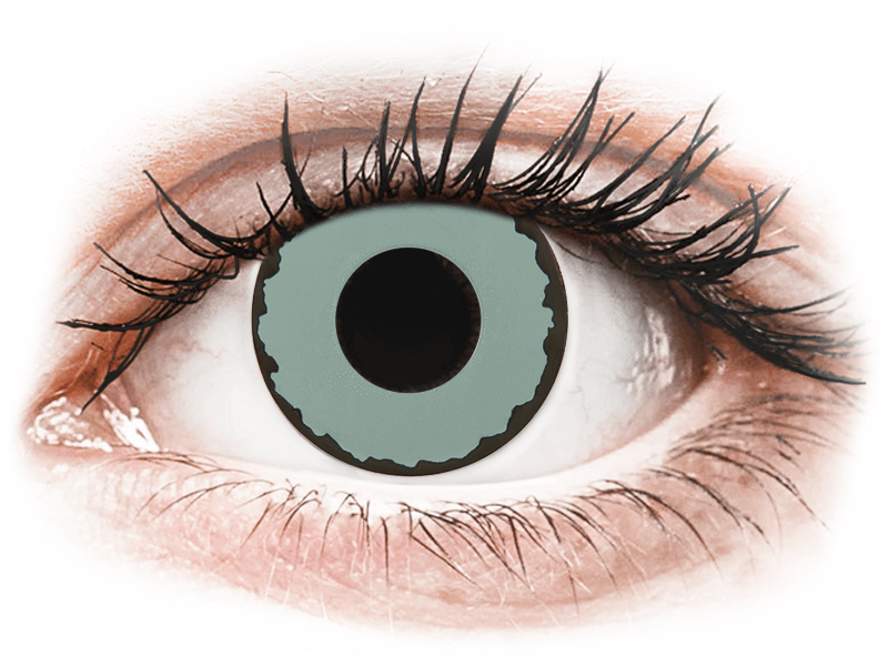 CRAZY LENS - Zombie Virus - giornaliere correttive (2 lenti) - Coloured contact lenses