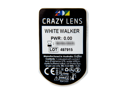 CRAZY LENS - White Walker - giornaliere non correttive (2 lenti) - Blister pack preview