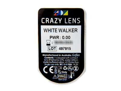 CRAZY LENS - White Walker - giornaliere non correttive (2 lenti) - Blister pack preview