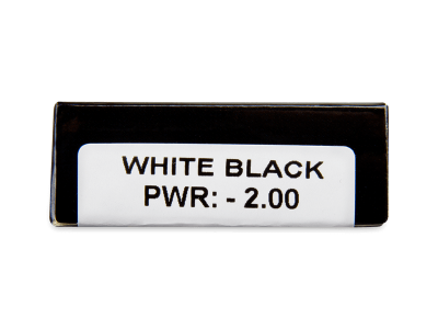 CRAZY LENS - White Black - giornaliere correttive (2 lenti) - Attributes preview