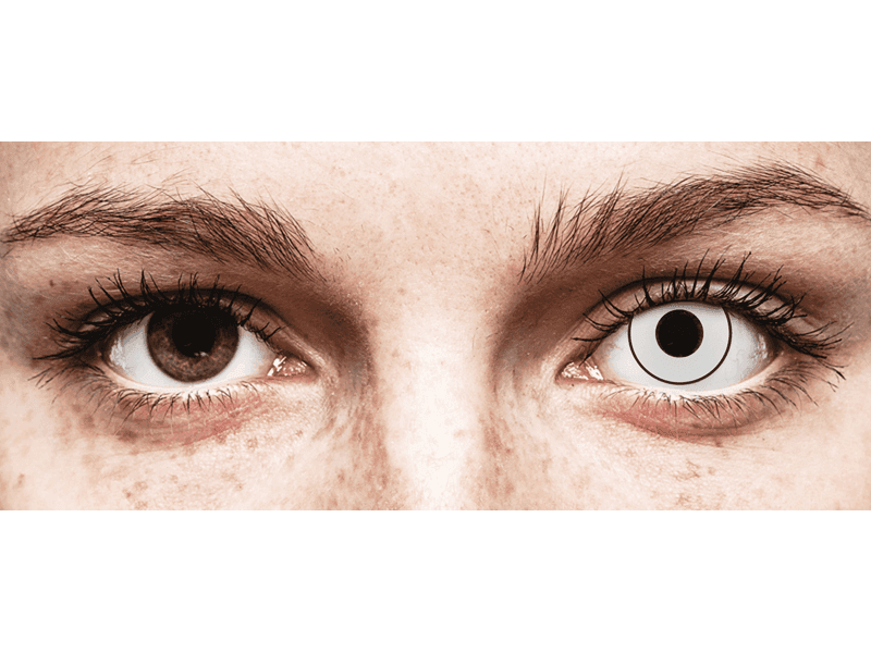 CRAZY LENS - White Black - giornaliere correttive (2 lenti)