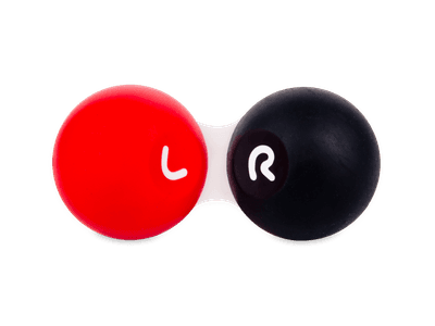 Astuccio porta lenti – Rosso e Nero