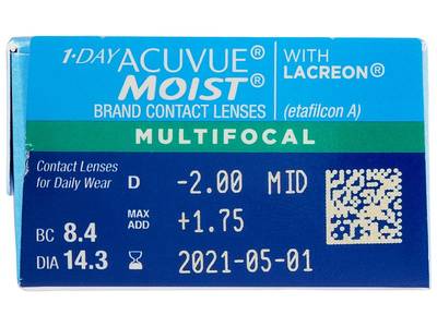 1 Day Acuvue Moist Multifocal (30 lenti) - Attributes preview