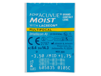 1 Day Acuvue Moist Multifocal (30 lenti) - Blister pack preview