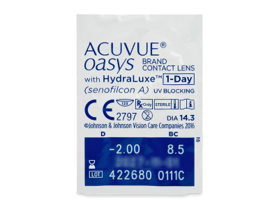 Acuvue Oasys 1-Day with Hydraluxe (30 lenti) - Blister pack preview