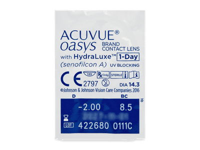 Acuvue Oasys 1-Day with Hydraluxe (30 lenti) - Blister pack preview