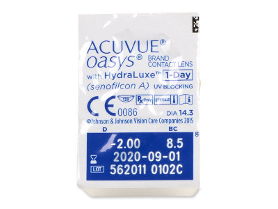 Acuvue Oasys 1-Day with Hydraluxe (90 lenti) - Blister pack preview