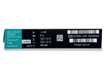 Acuvue Oasys 1-Day with Hydraluxe (90 lenti) - Attributes preview