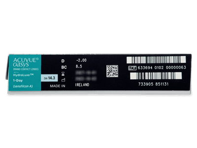 Acuvue Oasys 1-Day with Hydraluxe (90 lenti) - Attributes preview