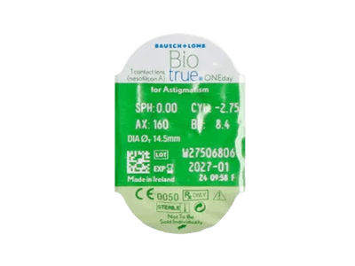 Biotrue ONEday for Astigmatism (180 lenti) - Blister pack preview