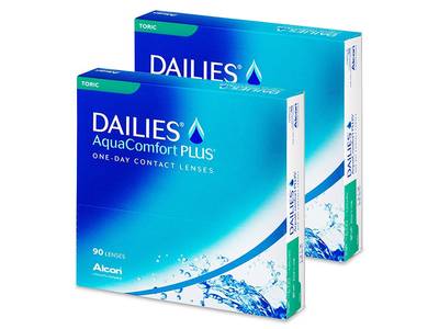 Dailies AquaComfort Plus Toric (180 lenti) - Daily contact lenses