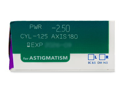 Precision1 for Astigmatism (90 lenti) - Attributes preview