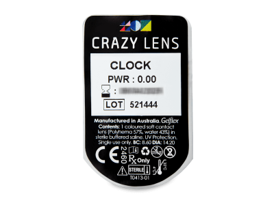 CRAZY LENS – Clock – giornaliere non correttive (2 lenti) (2 lenti) - Blister pack preview