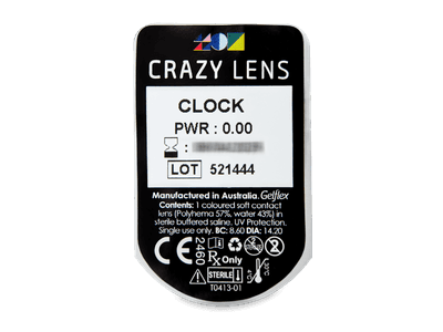 CRAZY LENS – Clock – giornaliere non correttive (2 lenti) (2 lenti) - Blister pack preview