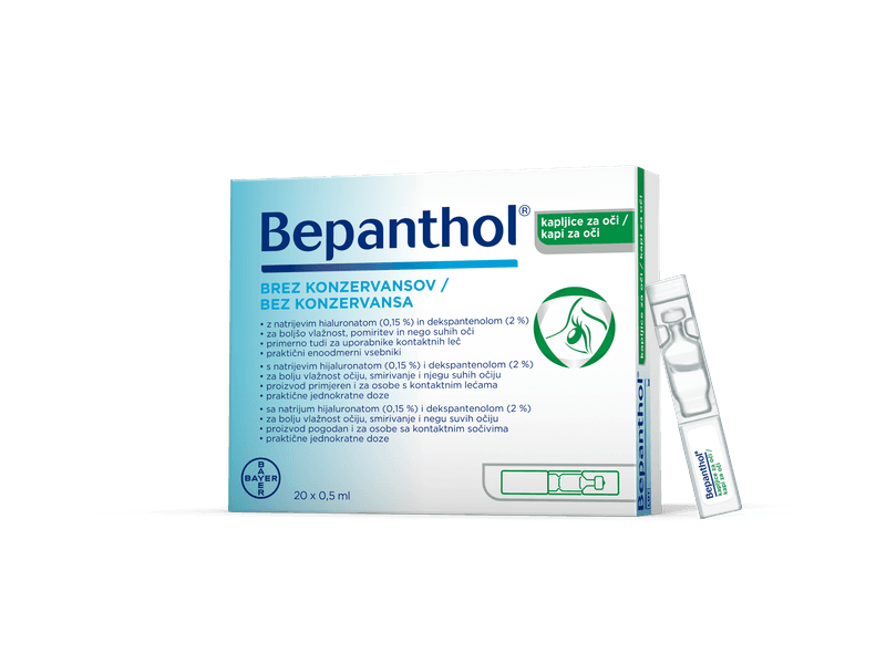 Gocce oculari Bepanthol 20x 0,5 ml 