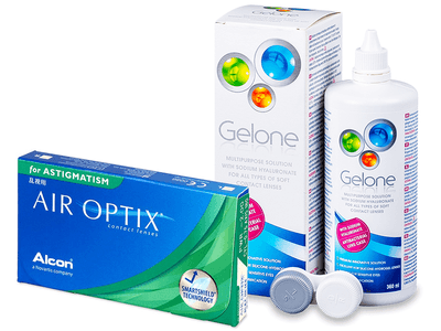 Air Optix for Astigmatism (3 lenti) + soluzione Gelone 360 ml