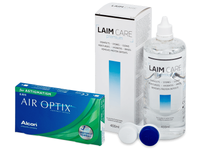 Air Optix for Astigmatism (3 lenti) + soluzione Laim-Care 400 ml