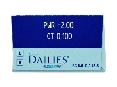 Focus Dailies All Day Comfort (30 lenti) - Attributes preview