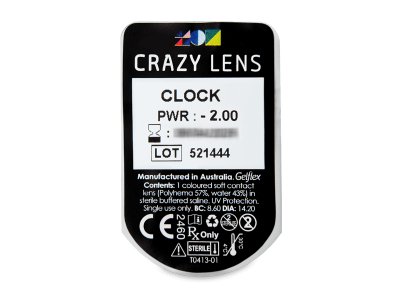 CRAZY LENS - Clock - giornaliere correttive (2 lenti) - Blister pack preview