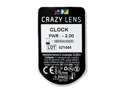 CRAZY LENS - Clock - giornaliere correttive (2 lenti) - Blister pack preview