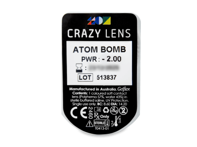 CRAZY LENS - Atom Bomb - giornaliere correttive (2 lenti) - Blister pack preview