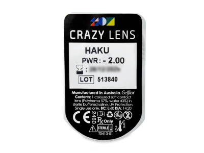 CRAZY LENS - Haku - giornaliere correttive (2 lenti) - Blister pack preview