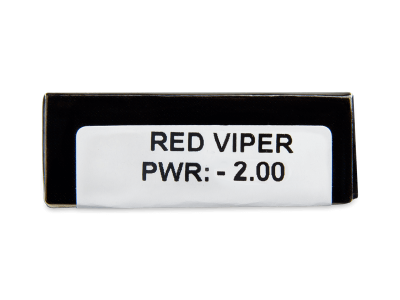 CRAZY LENS - Red Viper - giornaliere correttive (2 lenti) - Attributes preview