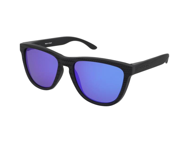 HAWKERS One LS Occhiali Da Sole Uomo – Montatura Trasparente/Rosso Con Lenti Blu Degradè – Protezione UV400