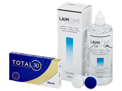 TOTAL30 (3 lenti) + soluzione Laim Care 400 ml