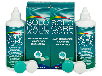 Soluzione SoloCare Aqua 2 x 360ml - Economy duo pack - solution