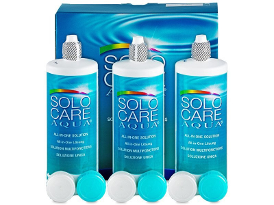 Soluzione SoloCare Aqua 3 x 360 ml 