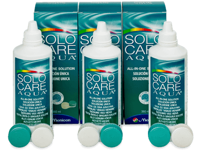 Soluzione SoloCare Aqua 3 x 360 ml